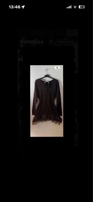 Jersey Oversize Lamiar Marrón