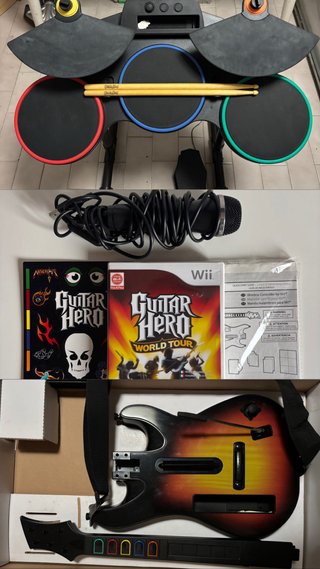 Guitar Hero World Tour Wii Set
