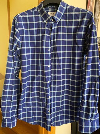 Camisa de cuadros azules Lefties