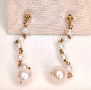 Pendientes Largos con Perlas