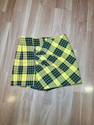 Falda pantalón Zara cuadros