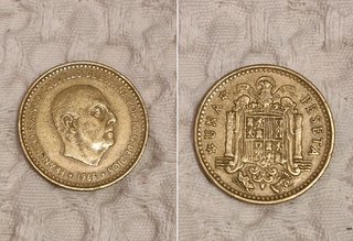 Moneda de 1 Peseta de 1966