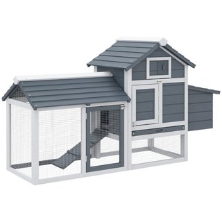 Gallinero Casa para Gallinas Ponedoras de Madera,