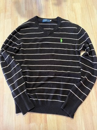 Jersey Ralph Lauren Negro a Rayas