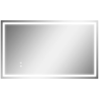Espejo Baño LED Grande 100x3x60 cm, Regulable 10-1