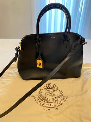 Bolso negro piel Ralph Lauren