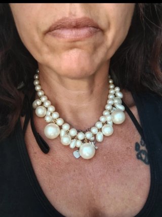 Collana girocollo Marvella con perle
