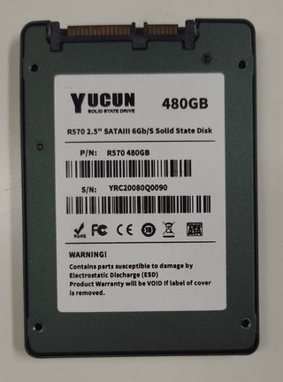 SSD Yucun R570 da 480GB SATA 2,5
