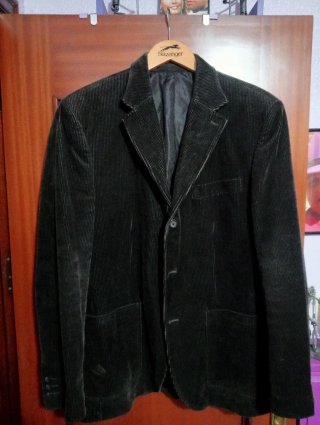 Chaqueta de pana marrón - chocolate para hombre
