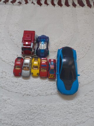 Set de 7 Coches de Juguete
