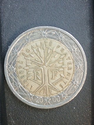 Moneda 2 Euros Francia 2000
