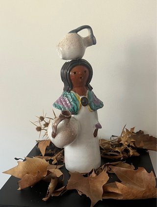 Figura de Cerámica Aguadora Extremeña