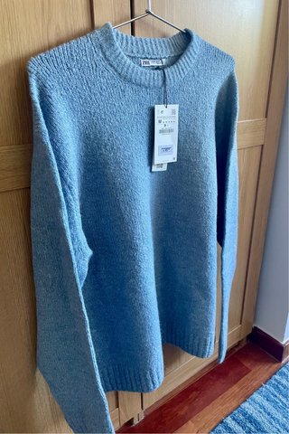 Jersey Zara Azul Talla M