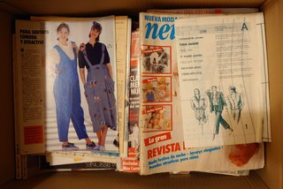 Lote revistas de moda y patrones años 80-90