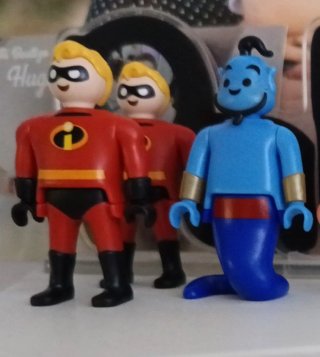 Figuras Playmobil Los Increíbles y Genio