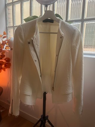 Chaqueta Blanca Zara