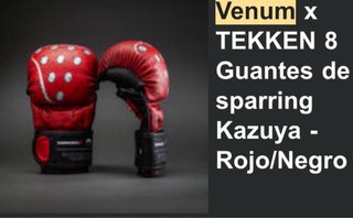 Guantes Sparring Venum x Tekken 8 Kazuya