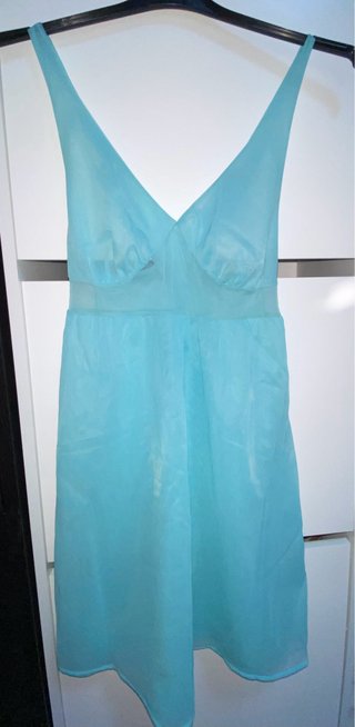 Camisón Lencería Azul Turquesa Talla S