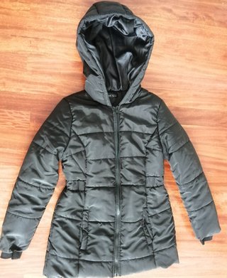 Chubasquero acolchado negro XS (34)