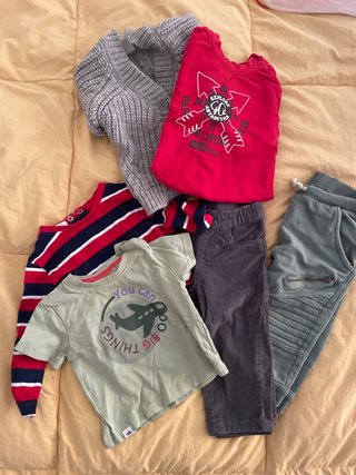 Lote de 5 prendas para bebé 6-12 meses