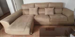 Sofá Chaise Longue Beige