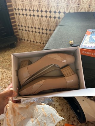 Zapatos de tacón bajo beige Ortho-rest