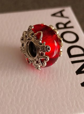Charm Pandora Cristal de Murano Magia Navideña