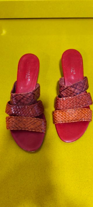 Sandalias Topaz Bicolor Piel Trenzada