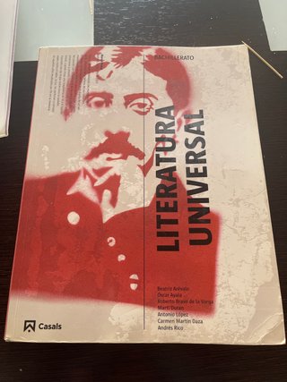 Literatura universal, Bachillerato