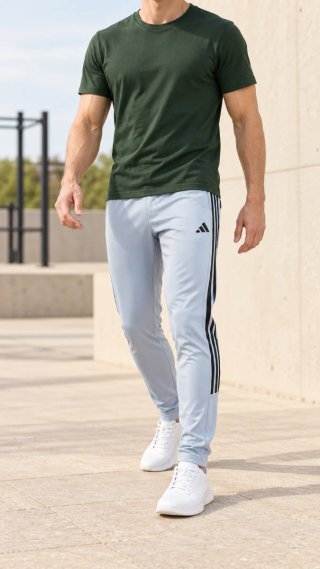 Pantalón Adidas Workout Essentials Gris