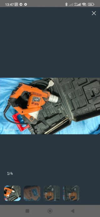 Martillo perforador con maletín