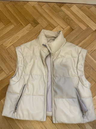 Chaleco Beige Zara Talla XS