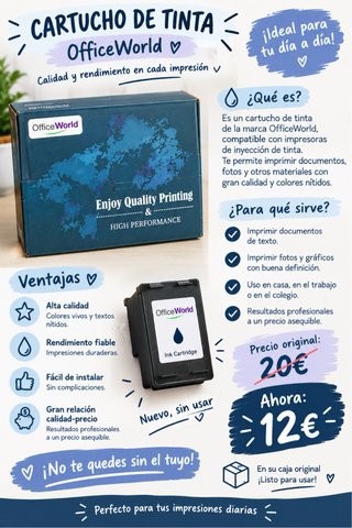 Cartuccia d'inchiostro OfficeWorld