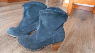 Botines de ante azul Coolway