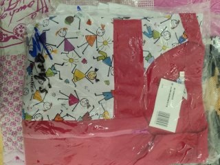 Casaca Laboral Estampada Talla S