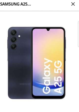 Samsung Galaxy A25 5G 128GB Nero