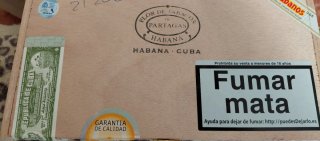 Caja de madera Partagás Habana