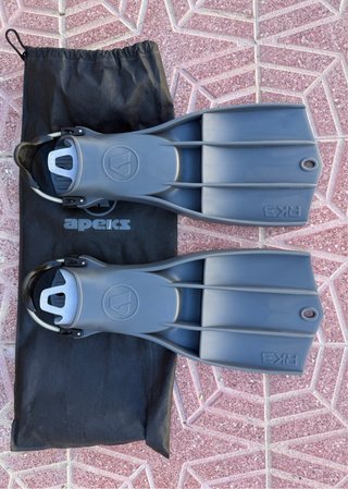 Aletas Apeks RK3 Gris Talla L