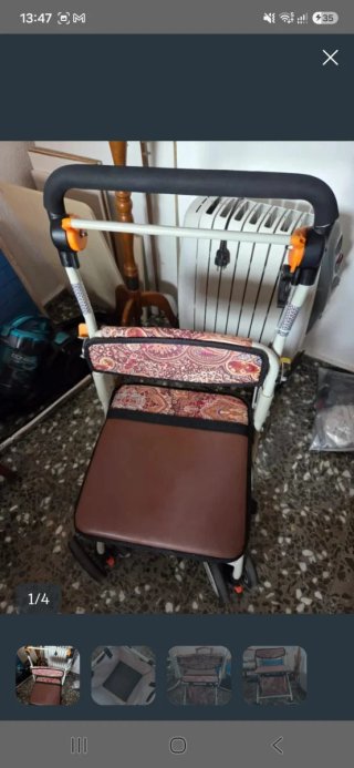 Andador con Ruedas y Asiento