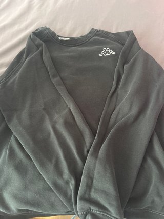 Sudadera Kappa Negra Talla XL