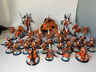 Ejército Aeldari Warhammer 40k Pintado
