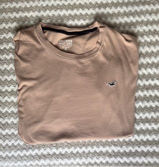 Camiseta Hollister Beige Talla M