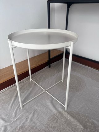 Mesa bandeja IKEA blanca