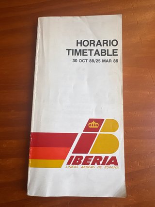 Horario timetable