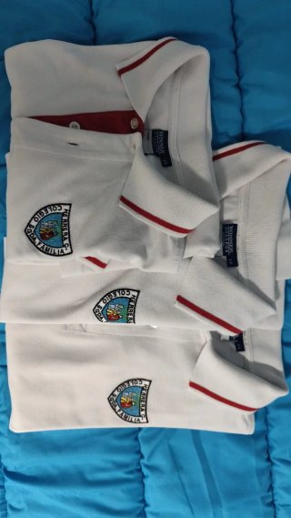 3 Polos Colegio Sagrada Familia Talla 14