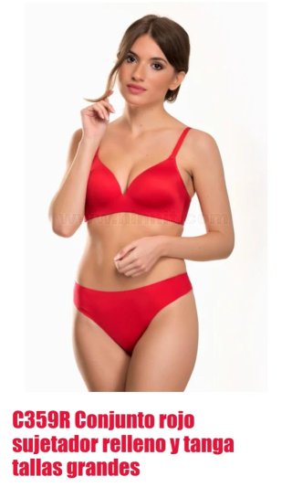 Conjunto Lencería Rojo
