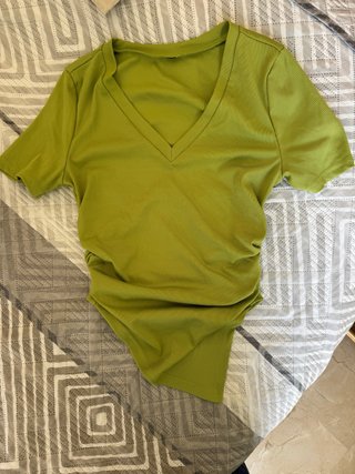 Camiseta Verde Manga Corta