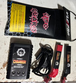 Cargador Duel Code, 2 Baterías LiPo, bolsaignifuga