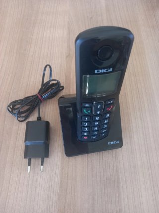 Teléfono Fijo Inalámbrico Digi Negro