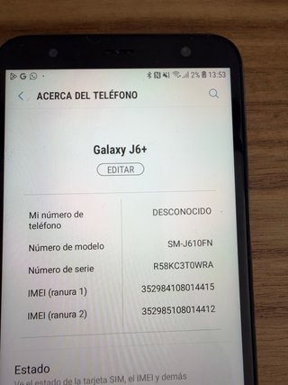 Samsung Galaxy J6+ Blu